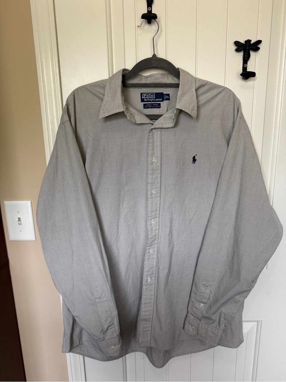 Polo Ralph Lauren Lowell Sport Men’s Classic Fit Blue/White Dress Shirt